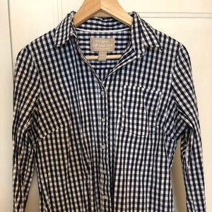 Banana Republic Gingham Dress Shirt -Size S